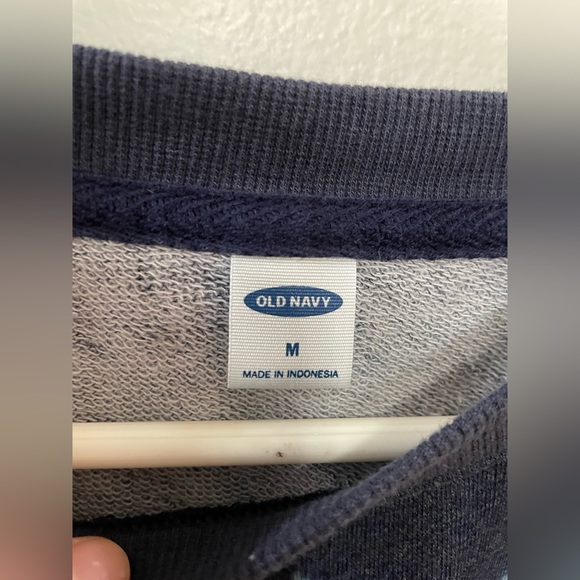 MD Old Navy Navy Blue Tie-Die Shirt - Picture 3 of 3